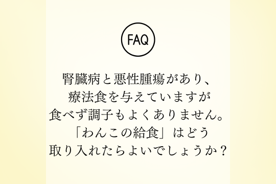 とにかく食べません。用意した量の半分がやっとです。おすすめの食べ方を教えてください。